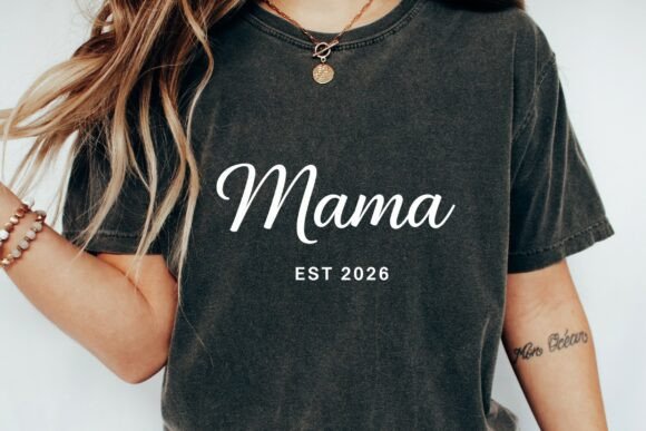 Download Mama Est 2026 Script Design Png - Premium Resources
